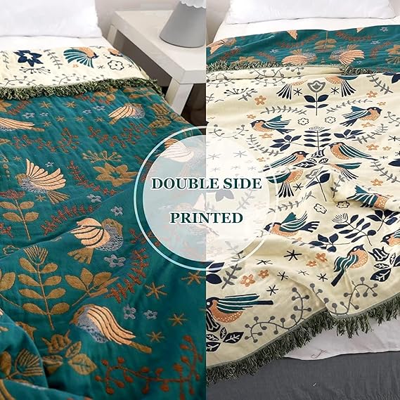 Sunny Sanctuary Reversible Blanket
