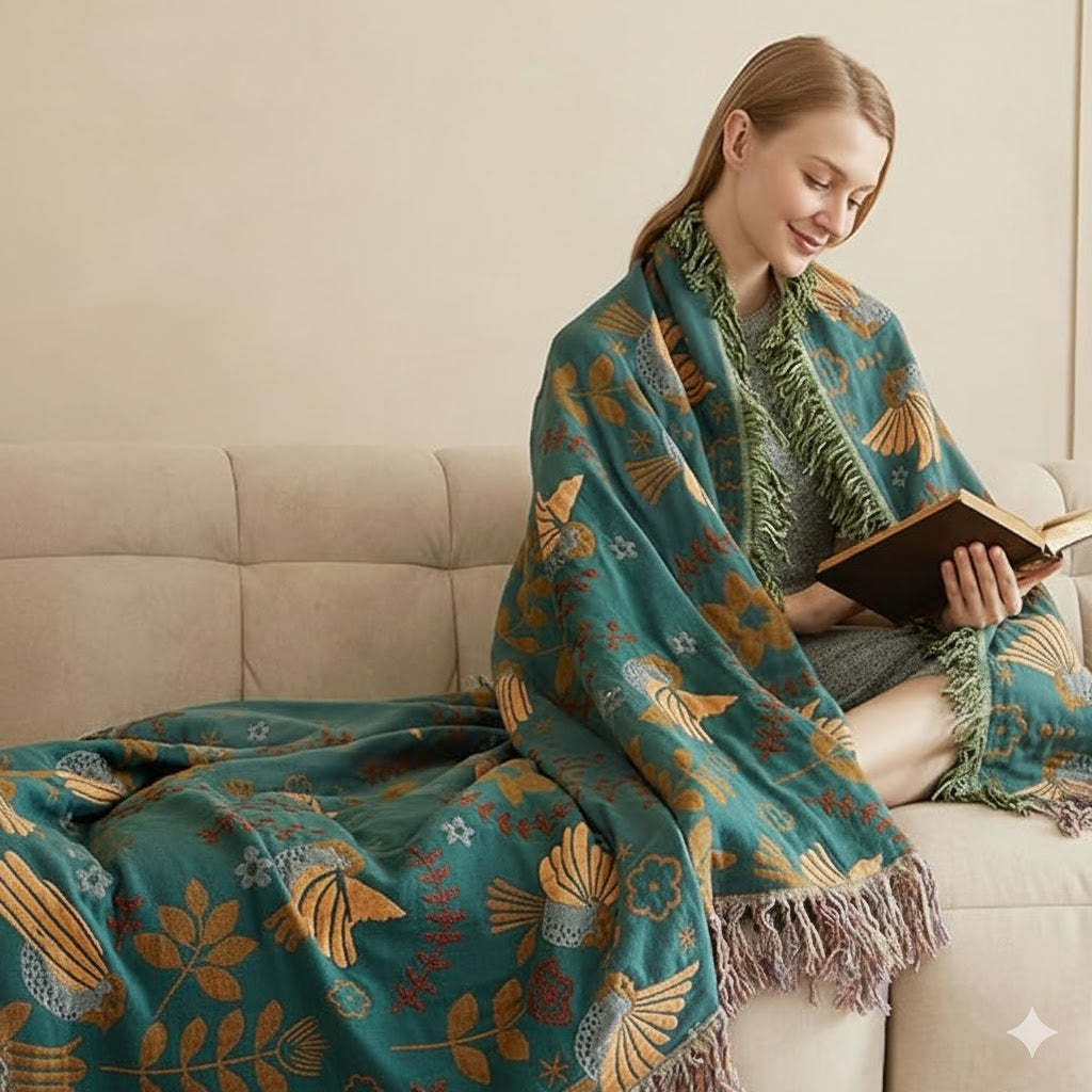 Sunny Sanctuary Reversible Blanket