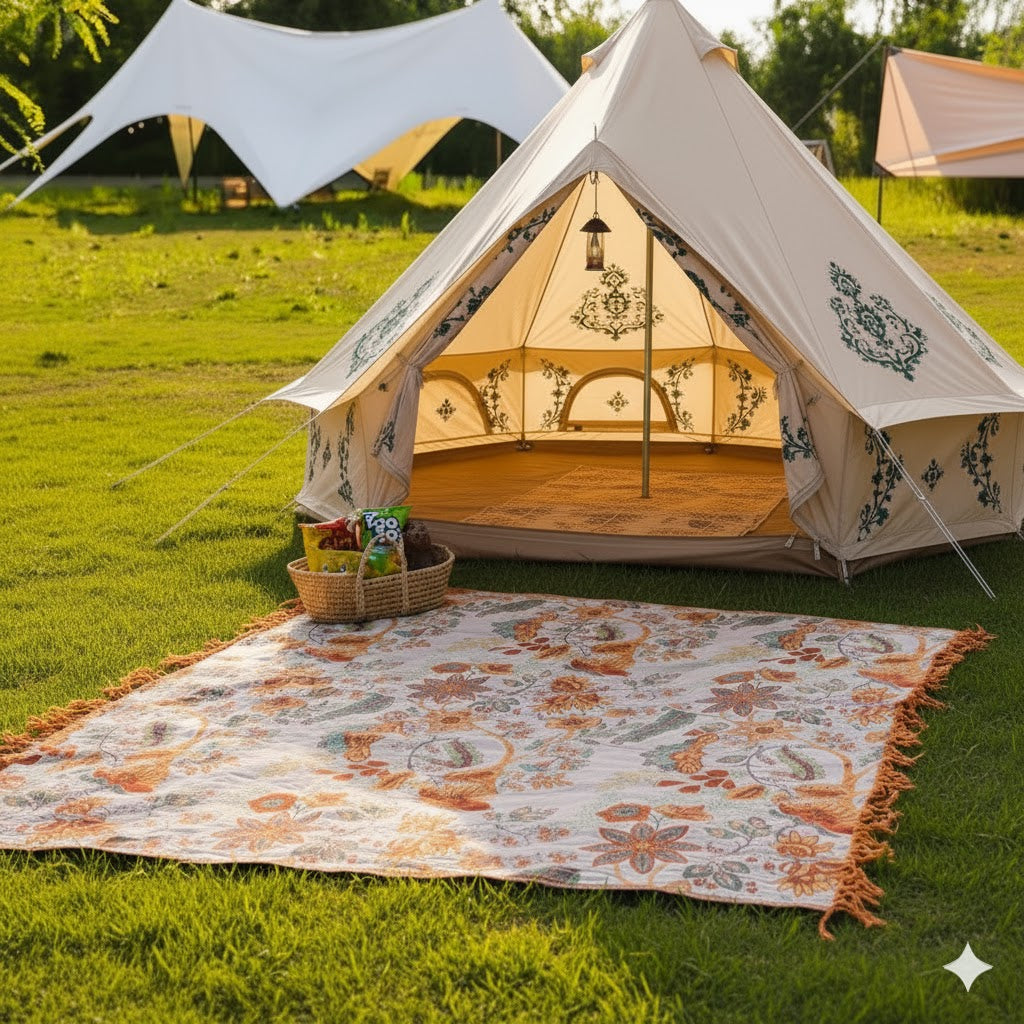 Sunny Sanctuary Reversible Blanket