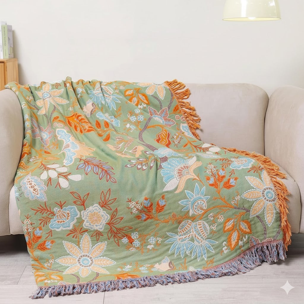 Sunny Sanctuary Reversible Blanket